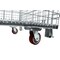 Durastar Wire Container 48x40x38H 2 Swvl/2 Rigid Poly/Poly Casters 15403-5" PTU Casters - alternate 5